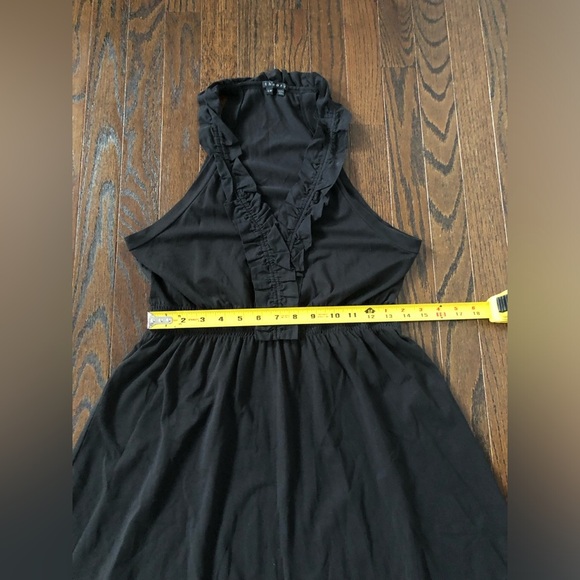 Theory Women’s S Razorback Ruffled V-Neck A-Line Cotton Dress - EUC! - Picture 4 of 9